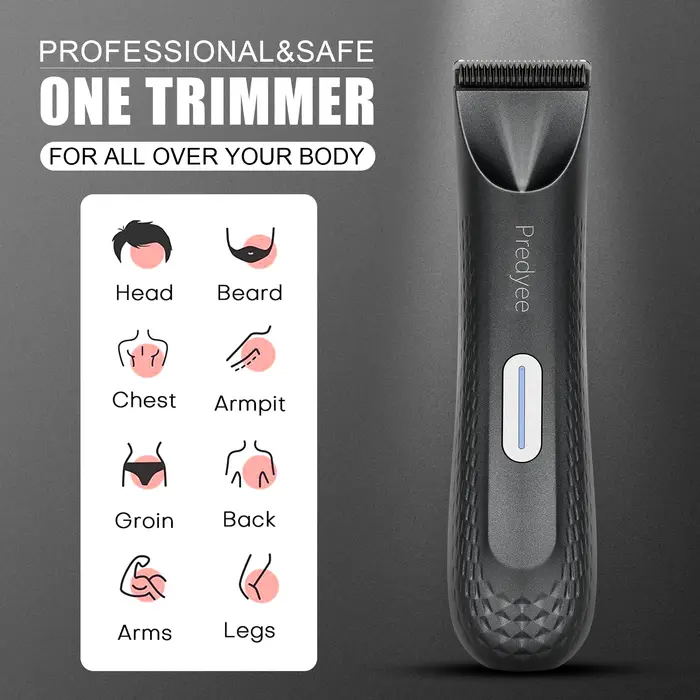 Tondeuse électrique pour cheveux à l'aine pour hommes
