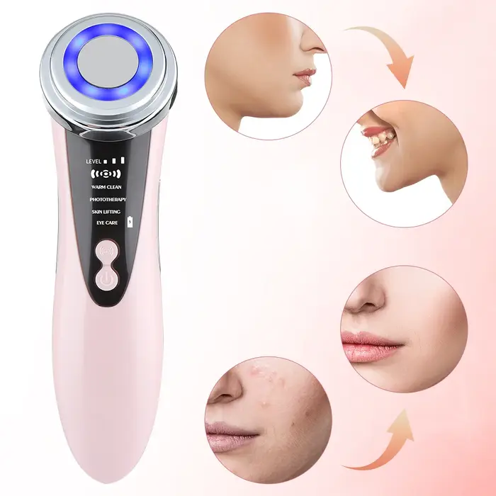 Masseur de visage rajeunissement de la peau Radio mésothérapie LED Lifting