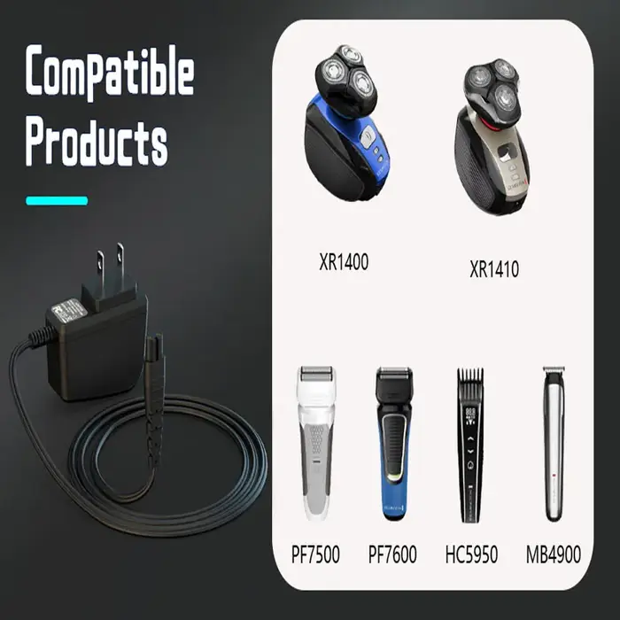 Chargeur d'alimentation pour rasoir électrique 5V 1A