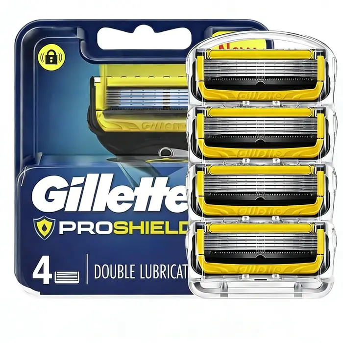 Lames de rasoir Gillette Fusion ProGlide Shield pour hommes, recharges de lames 4/8 pièces, lames PR