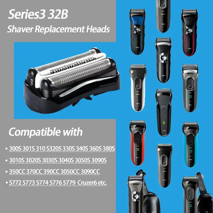 Tête de rasoir électrique Braun 32B pour homme