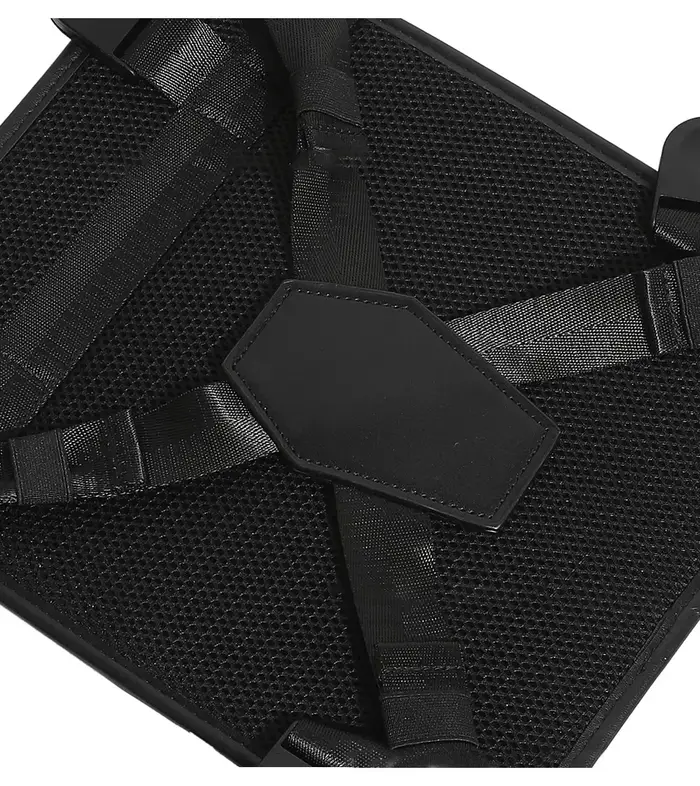 Kit d'outils multifonctionnels pour barbier professionnel, avec bandoulière, sac de poitrine, ciseau