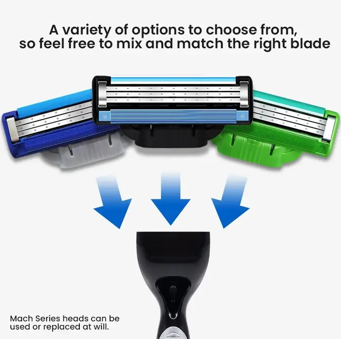 Gillette-Rasoir Mach3 à 3 couches pour hommes