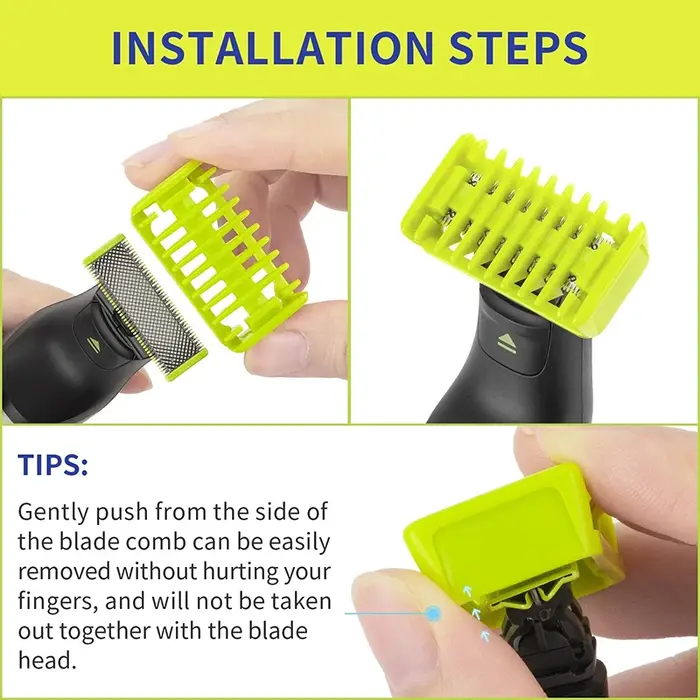 Peigne de protection OneBlade pour rasoir One Blade à lame en T de petite taille P2520 QP2530 QP2620 QP2630 QP6510 QP6520 QP6531 Tondeuse à barbe électrique