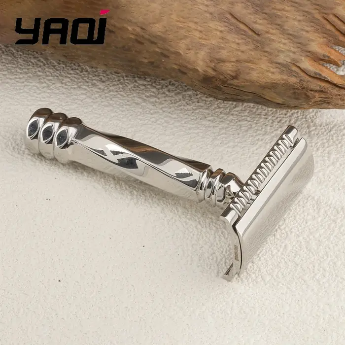 Rasoir de sécurité Yaqi Cerberus en acier inoxydable