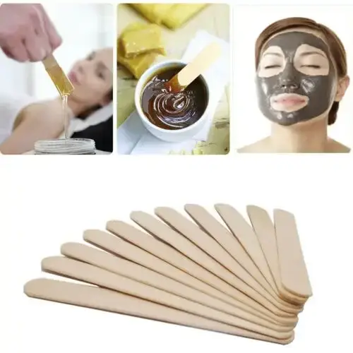 Bâtons d'épilation du corps en bois pour femme