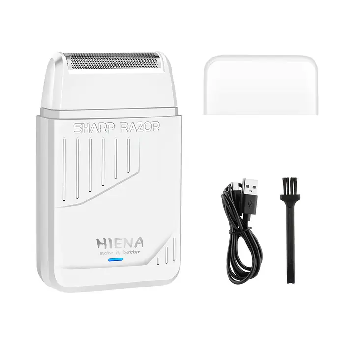 Tondeuse à barbe électrique professionnelle pour hommes, rasoir à double grille, rasoir électrique U
