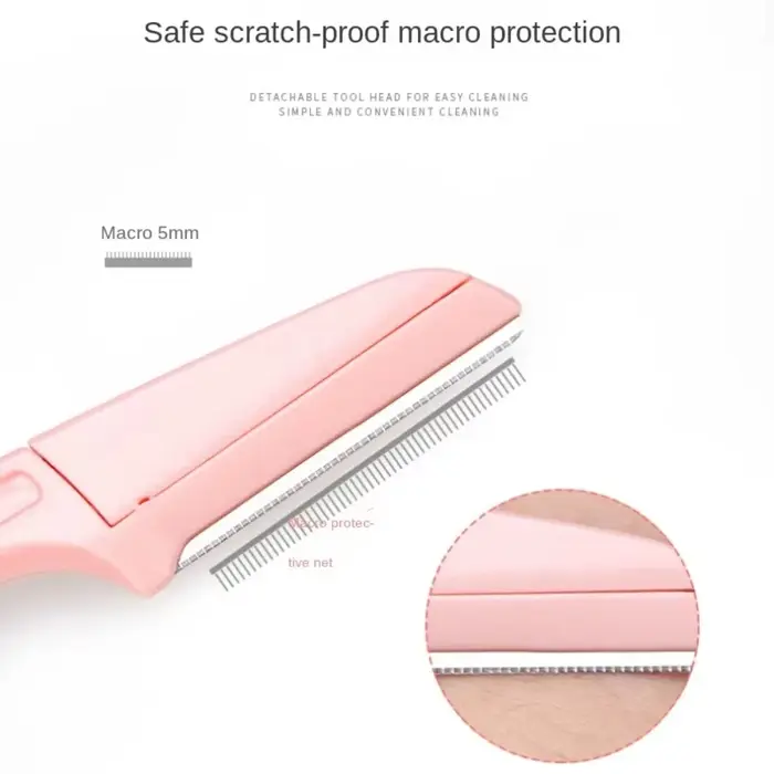 Rasoir facial pliable sûr pour femmes