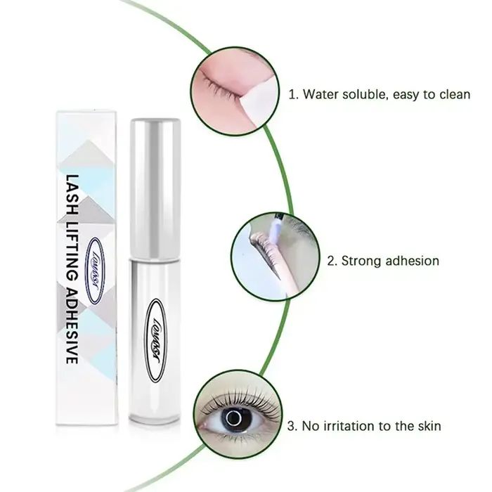 1Pc coréen Curling cils colle spéciale cils épais liquide Transparent colle fixe Perm Pestanas adhés