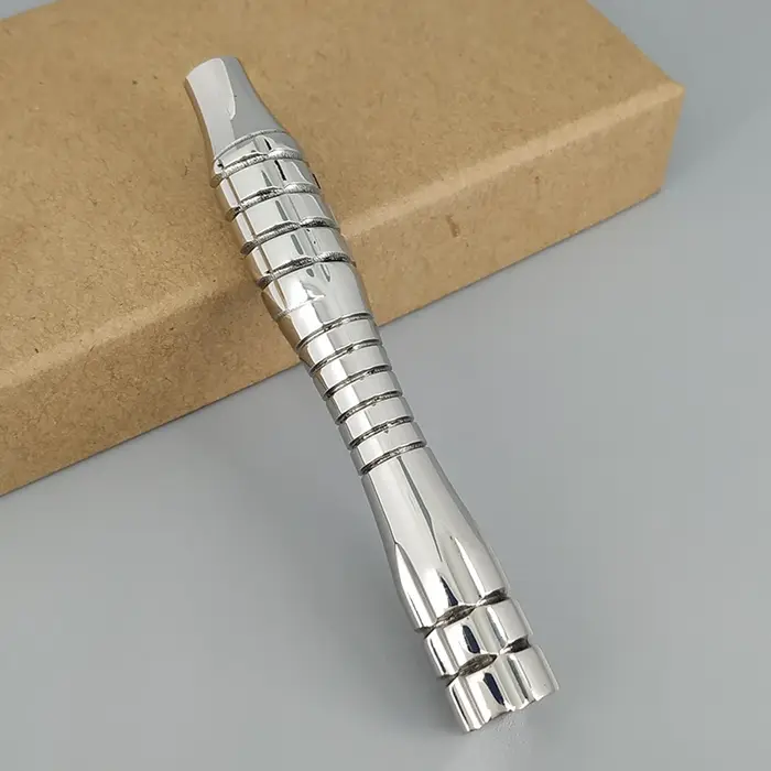 Poignée de rasoir de sécurité en acier inoxydable Dscosmetic Spiral 316 pour rasoir de sécurité