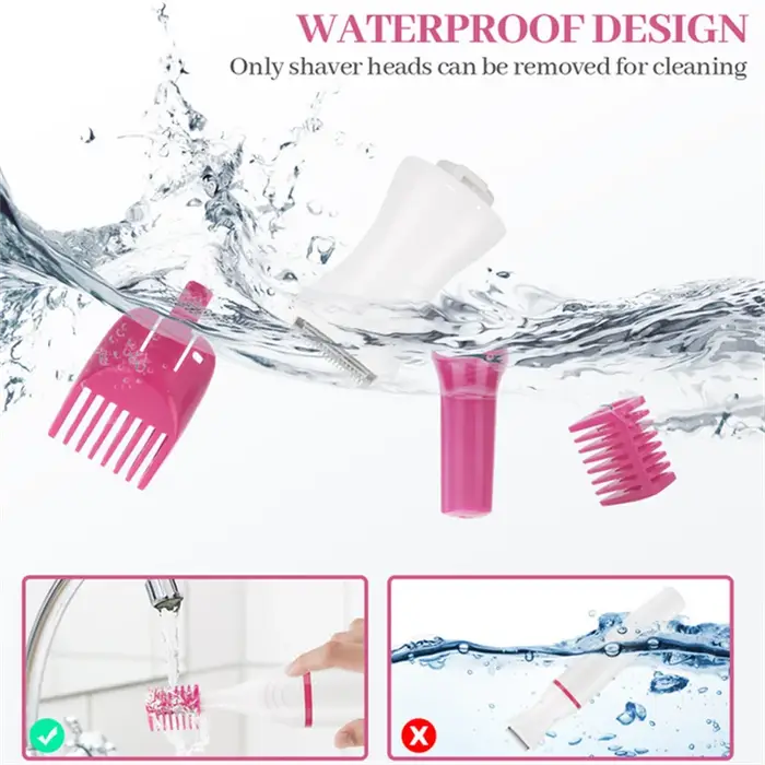 Épilateur électrique multifonction 1/2 pièces, tondeuse indolore pour sourcils, corps, Bikini, épilation du visage, rasoir 5 en 1