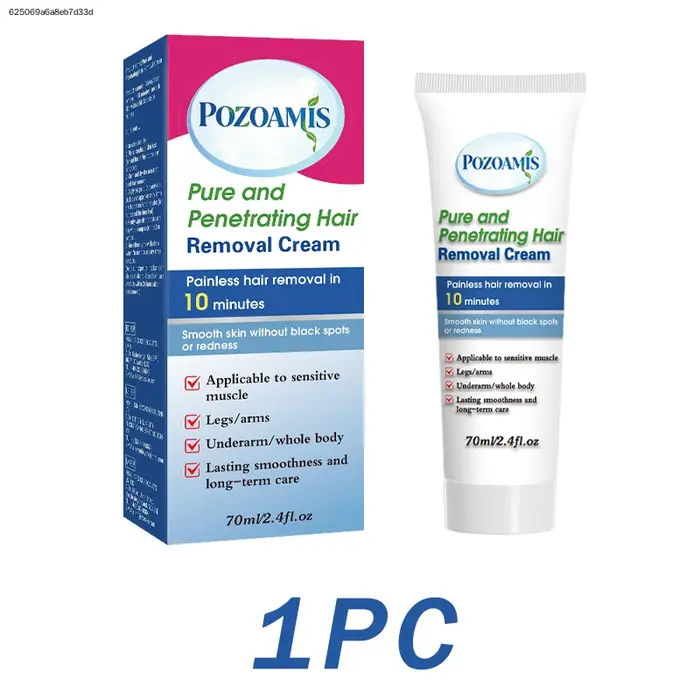 Formule douce et pure : Convient pour une utilisation sur tout le corps – élimine les poils à la rac