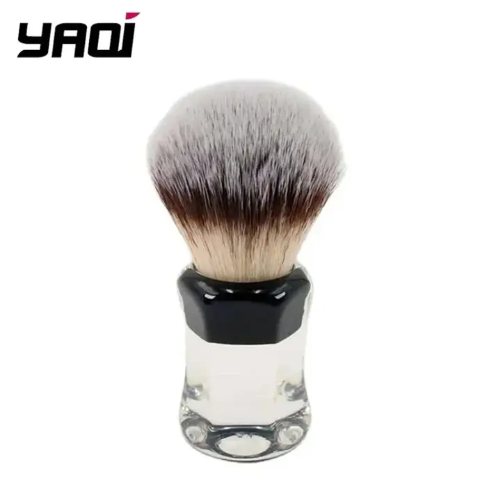 Nouveauté 2026 ! YAQI Robin Brosse à raser pour homme à poils synthétiques et manche transparent