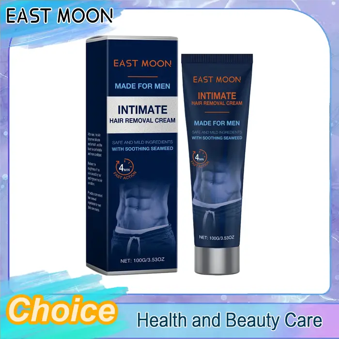 Crème dépilatoire pour hommes, nourrissante, indolore, non irritante, inhibe la pousse des poils corporels et peut être utilisée sur les zones intimes.