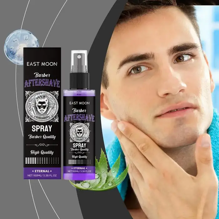 Spray après-rasage hydratant en profondeur, 1/3/5 pièces, 100ml, hydratation efficace, réparation, apaise la barbe, réduit les rougeurs, gonflements, non gras