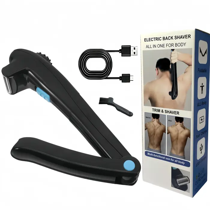 Rasoir électrique rechargeable pour le dos