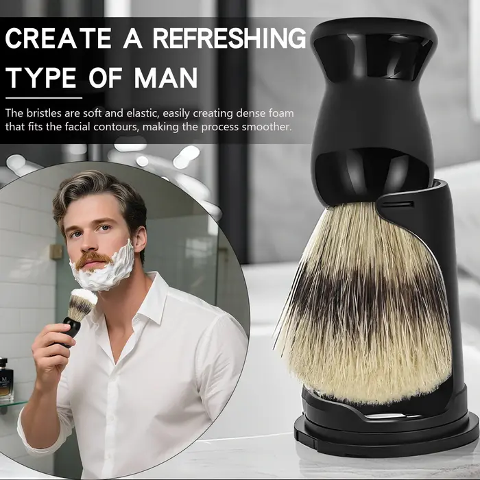 Ensemble de pinceaux de rasage pour hommes – Brosse