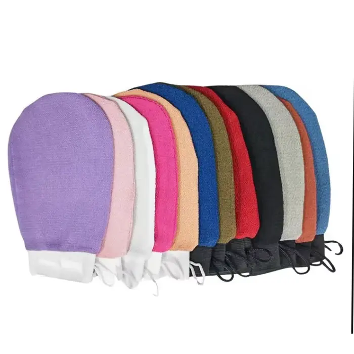 Gants exfoliants pour le corps, gants de douche pour éliminer les peaux mortes, exfoliant corporel indolore, masseur pour le corps, nettoyage en profondeur, accessoires de salle de bain