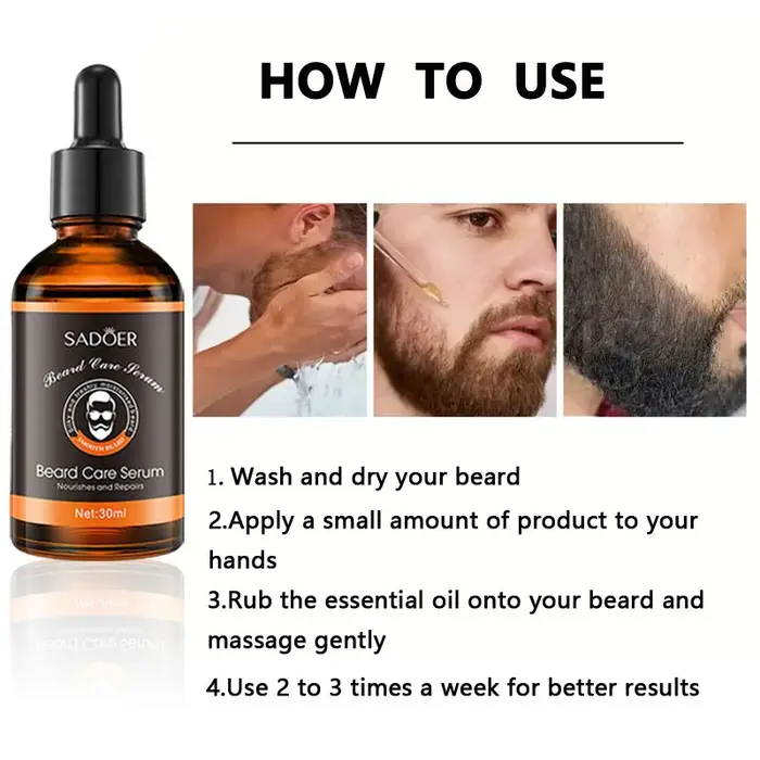 Ensemble de soins pour barbe pour hommes