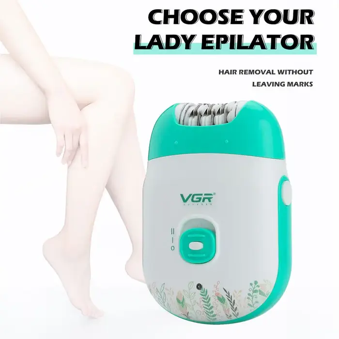 Original VGR Rechargeable femmes épilateur électrique femme