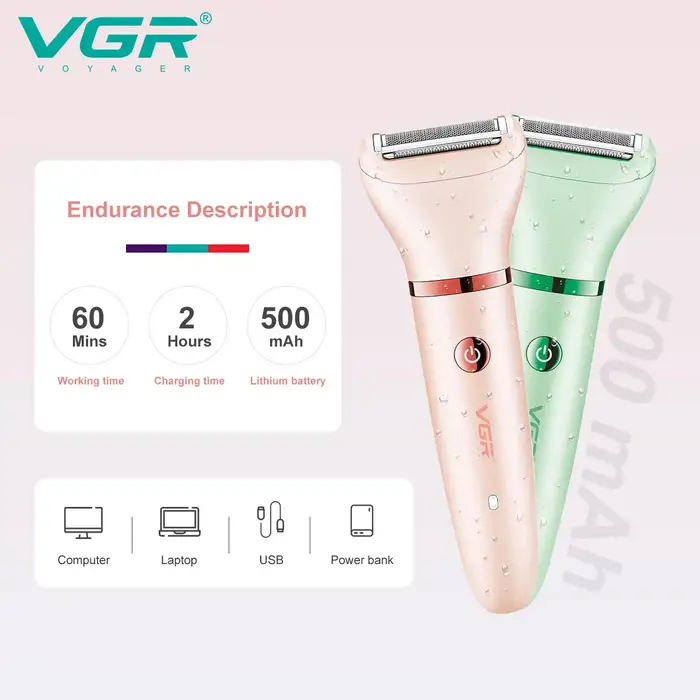 Vgaz735-Appareil d'épilation 3 en 1 pour femmes