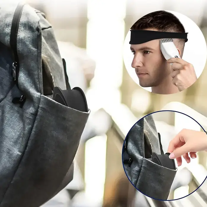 Modèle de rasage de coupe de cheveux en Silicone