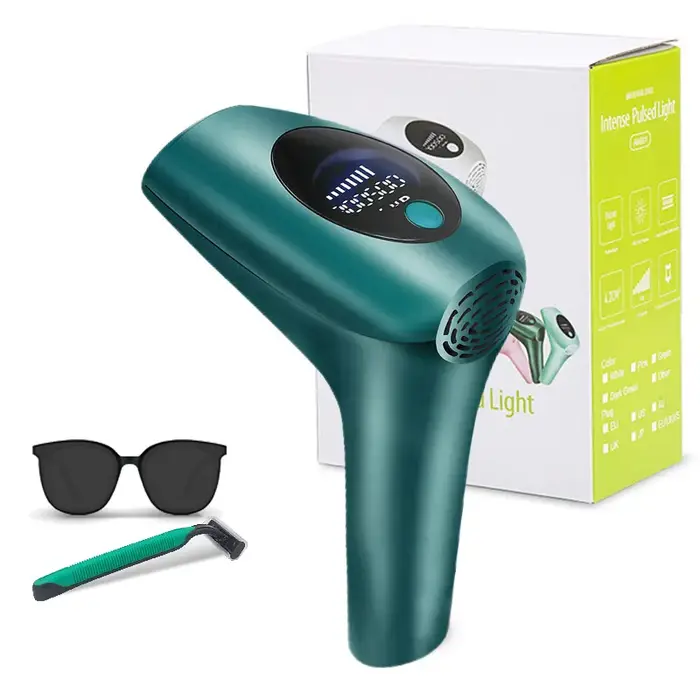 combiné d'épilation au laser portable Vancostar 900000 Flashes Épilateur permanent indolore pour f
