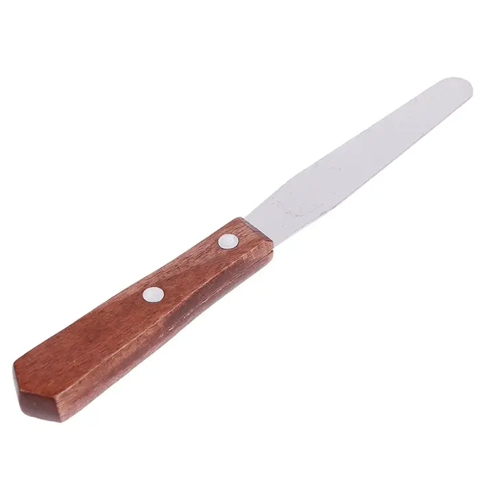 【1 spatule à cire en acier inoxydable