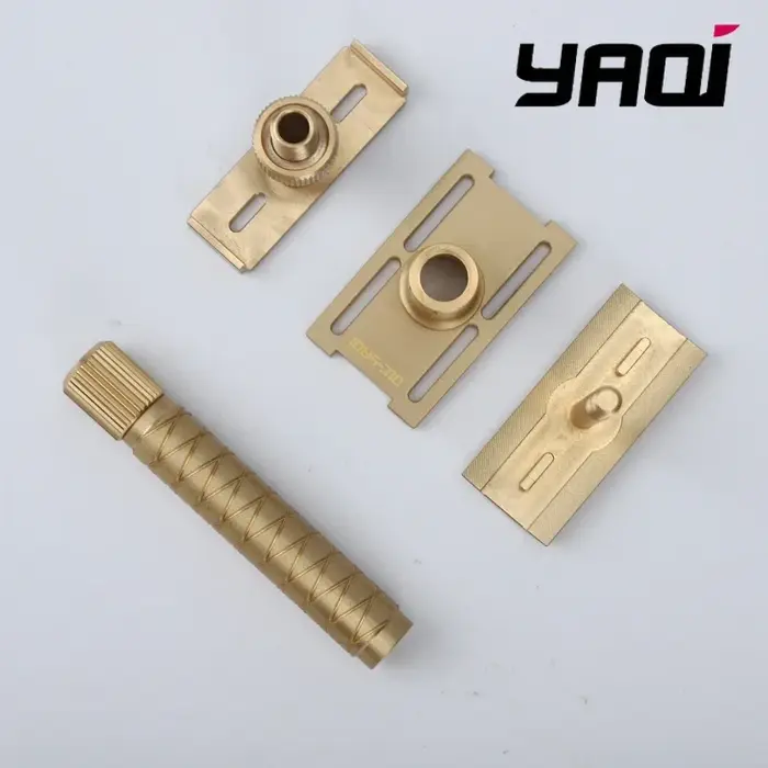 2026 Yaqi Rasoir de sécurité The Final Cut - Brass V2 en laiton pur réglable