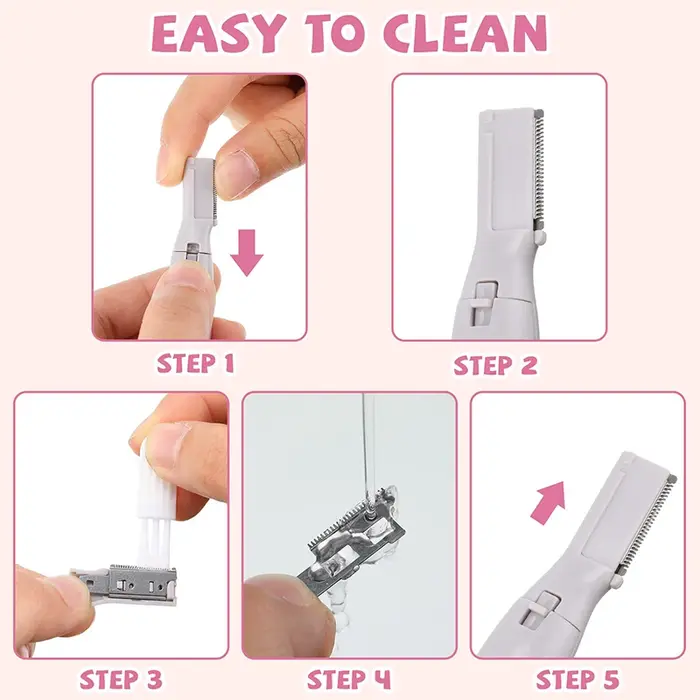 Mini rasoir électrique pour sourcils et épilateur pour le visage