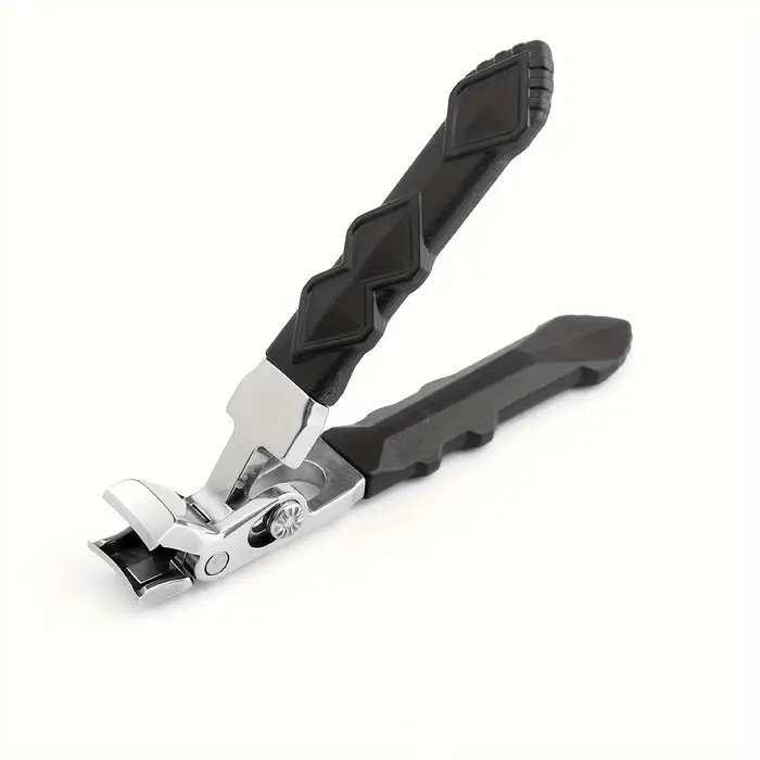 Coupe-ongles professionnel en acier inoxydable pour personnes âgées, mâchoire large, tête coudée, la