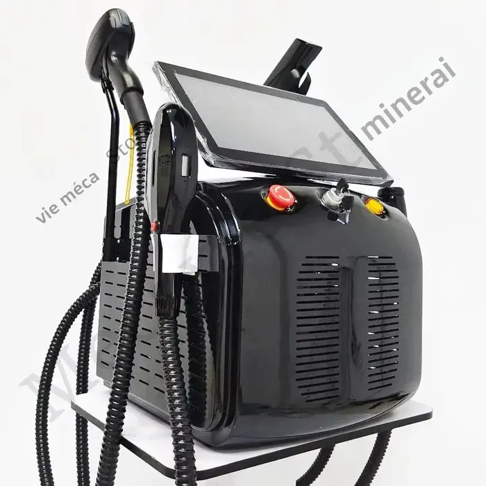 2026 4-en-1 Soprano 755/808/940/1064nm 4 Ondes Laser Glace Titane pour Épilation Dernière Technologie FAC ND:YAG+RF+IPL Indolore