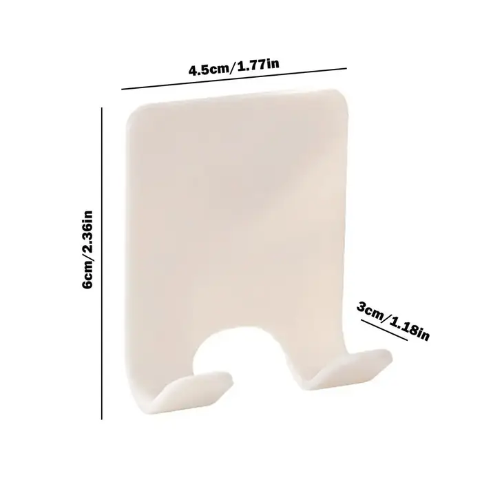 Support de rasoir adhésif mural salle de bain pour douche crochet