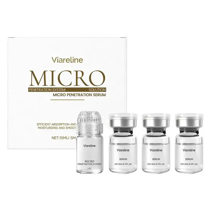 Sérum Visage Anti-rides au Collagène Viareline – Hydratant, Raffermissant, Nettoyant les Pores, Anti