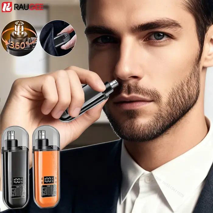 Épilateur de nez Mini tondeuse de nez pour hommes épilation Rechargeable du nez et des oreilles