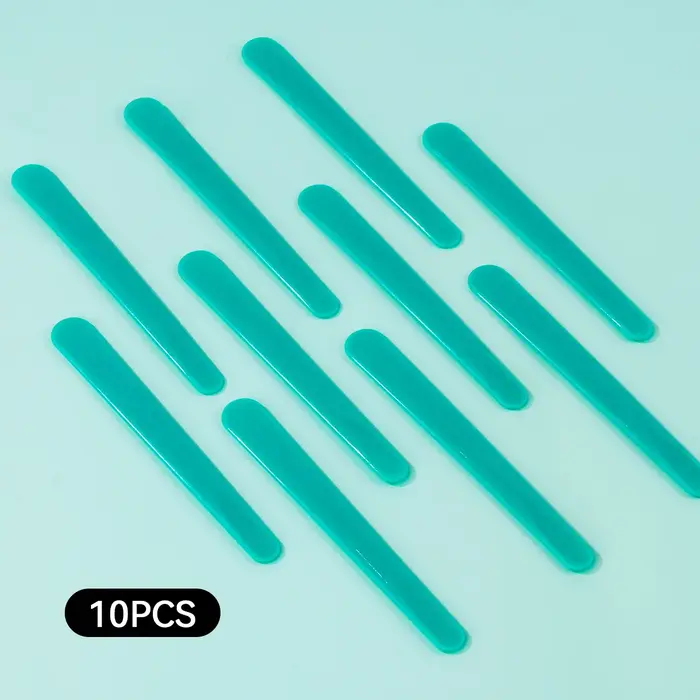 ROSEPIL 10 bâtonnets multifonctionnels en plastique pour le chauffage et l'application de cire, outils de rasage et de dépoussiérage pour l'épilation