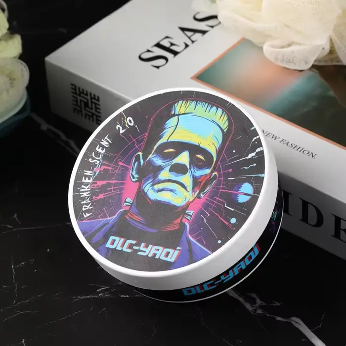 Promotion Flash 2026 : Savon de Rasage Artisanal YAQI Franken Scent 2.0 pour Hommes 170g – Crème de Rasage Pure de Luxe Essentielle pour l'Entretien de la Barbe