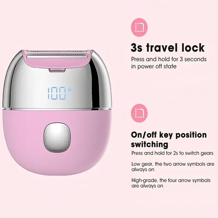 Rasoir électrique indolore pour femme