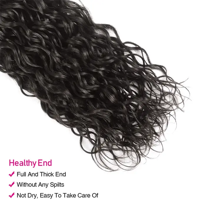 Mèches 100% naturelles vierges ondulées-UNice Hair, tissage à coudre, document riche naturel, 8 à 26