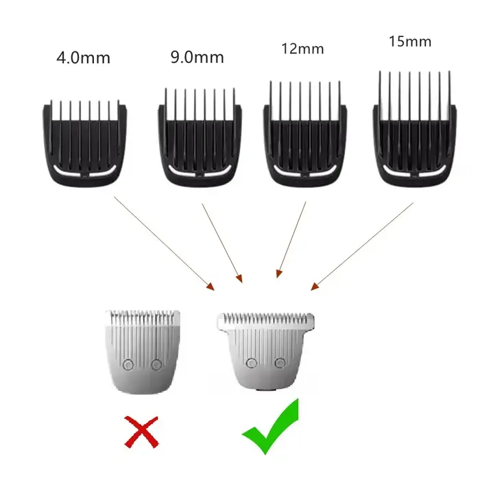 Peigne de guidage de barbe 1-3-5-7mm
