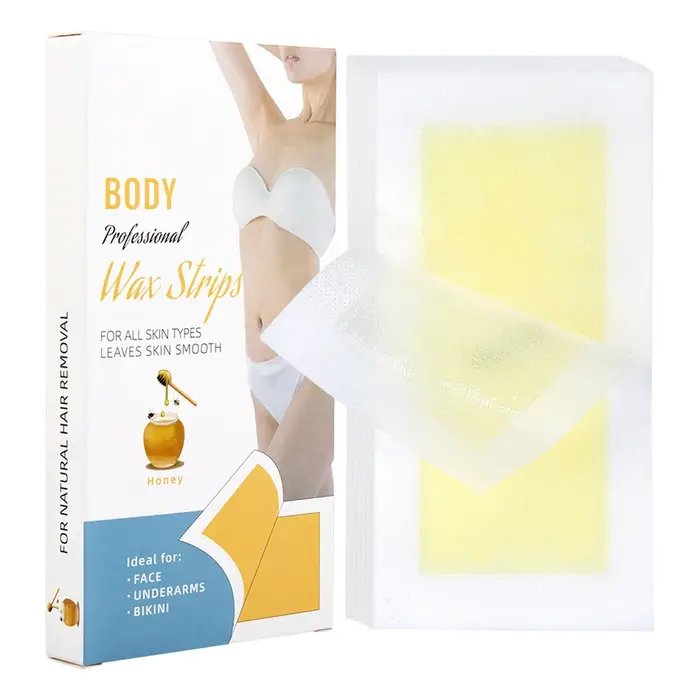 Bandes de cire en rouleau, 20 pièces, sous les aisselles, papier pour épilation, outil de beauté pou