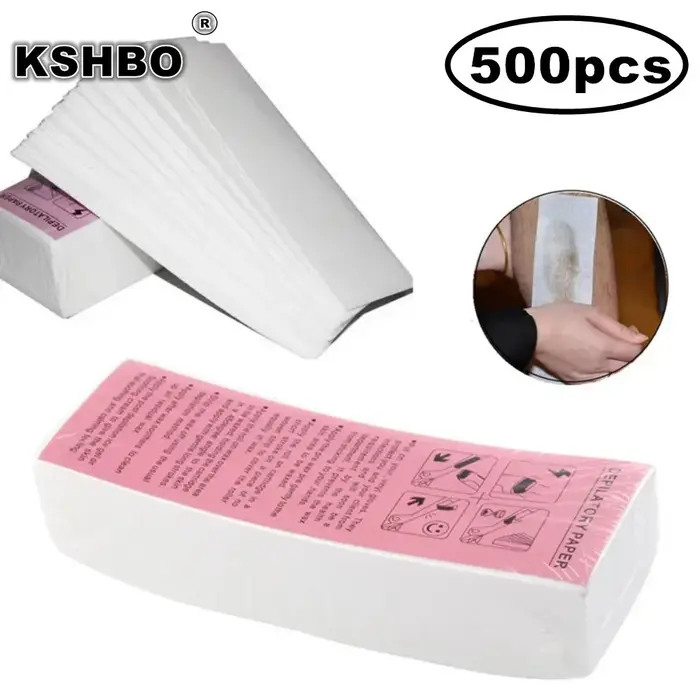 500 pièces – Nouveau rouleau de papier non tissé pour épilation à la cire