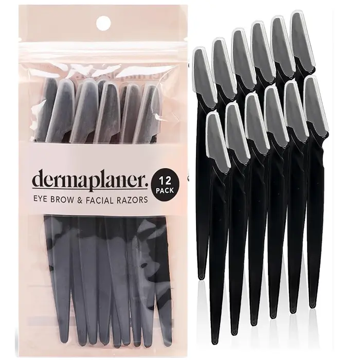 12/6PCS Lady shaver – Rasoir facial pour femmes et hommes – Tondeuse à sourcils