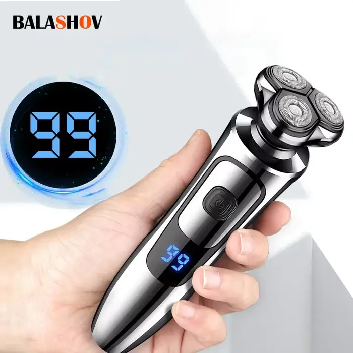 Rasoir électrique homme rasoir Rechargeable couteau à raser couteau à moustaches ménage Portable flo