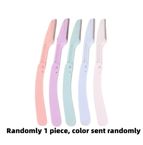 Rasoir facial pliable sûr pour femmes, tondeuse à sourcils, lame anti-rayures, outils de maquillage,