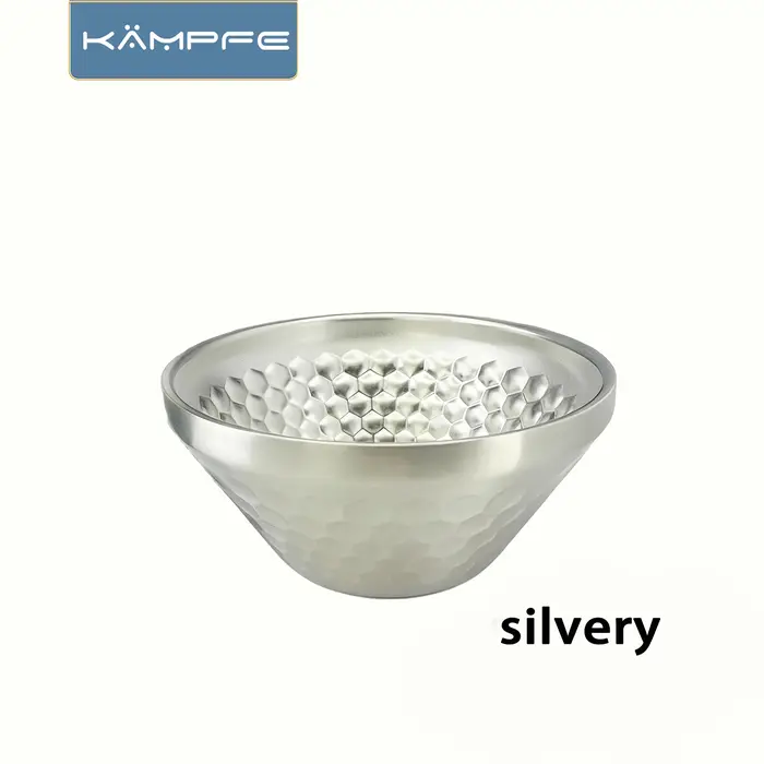 KAMPFE bol de rasage en acier inoxydable pour la maison et les voyages hommes outils de nettoyage du visage nouveau