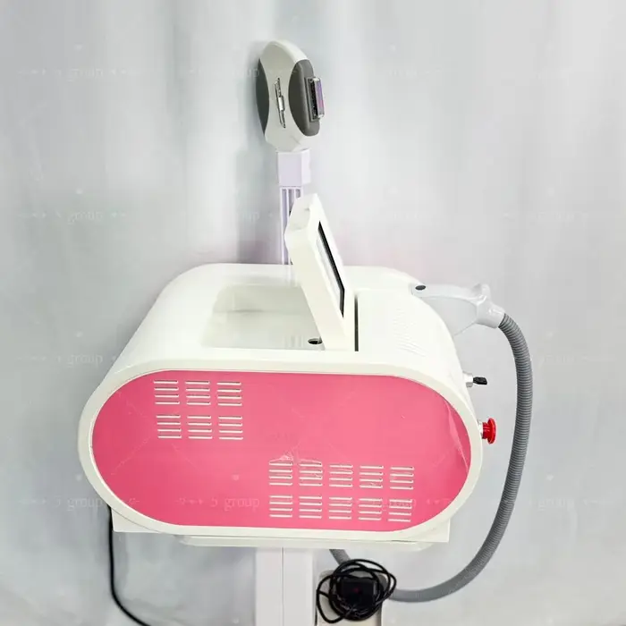 Appareil d'épilation permanente indolore IPL E-Light OPT Laser 500 000 impulsions pour éliminer les taches pigmentaires, les rougeurs et l'acné, rajeunissement par photons