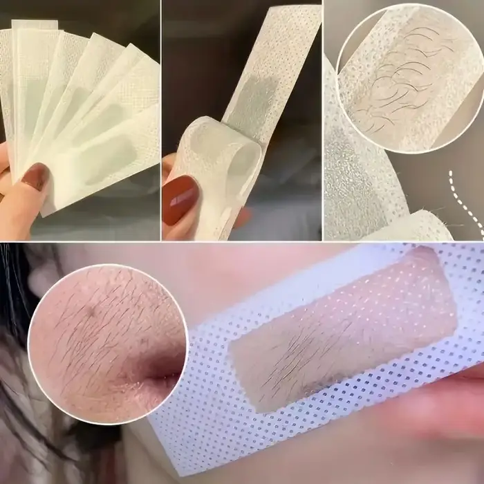 Bandes de cire dépilatoire pour l'épilation
