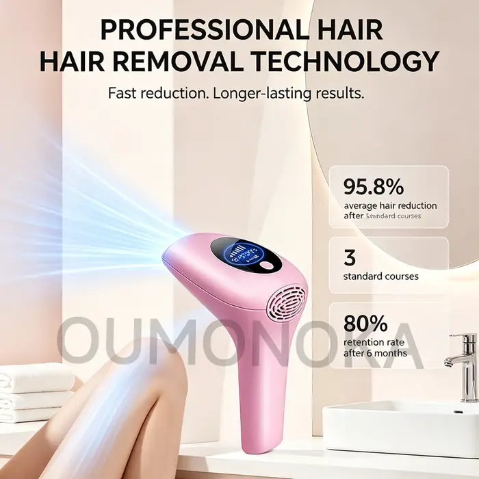 Nouveau Permanent IPL laser épilateur Machine de coupe de cheveux lisseurs Vibration homme rasoir femme visage