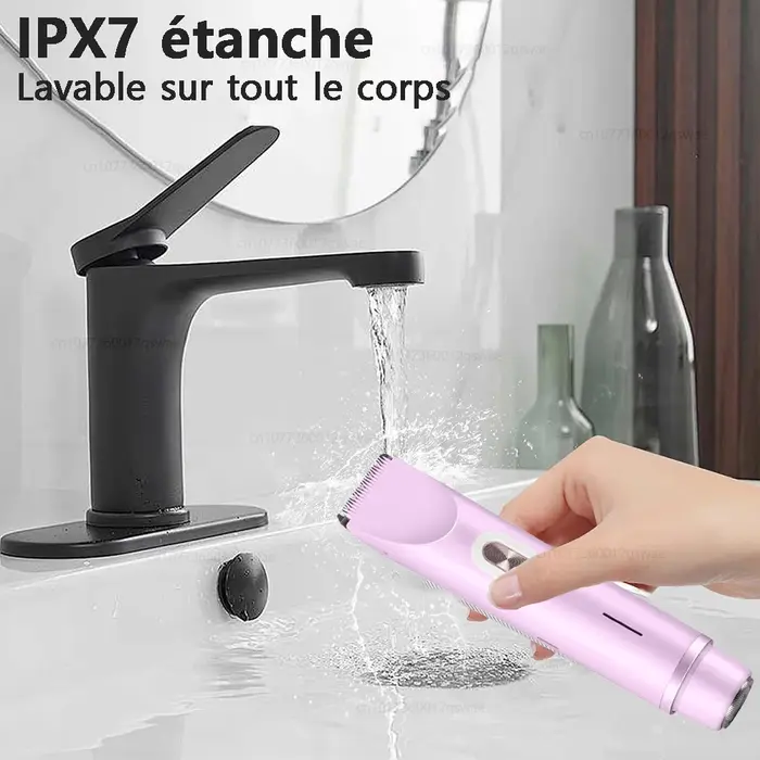 Rasoir électrique pour femmes à double tête